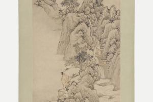 仿董源山水
