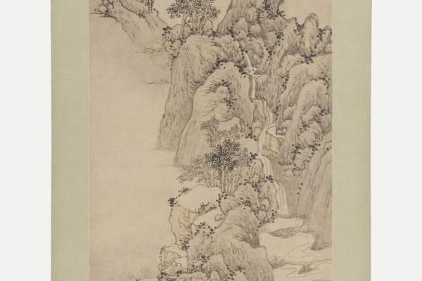 仿董源山水