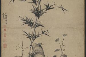 晚香高节图