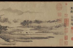 西山雨观图