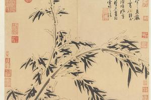 墨竹谱册页