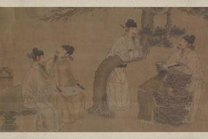 四学士图页