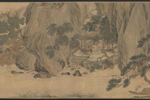秋山高士图