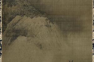 雪景山水图