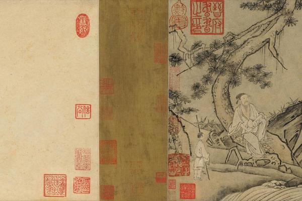 松泉高士图