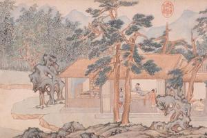 真赏斋图卷