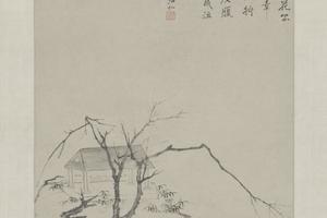 梅花书屋图轴