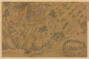 龙眠山庄图二(问道图)