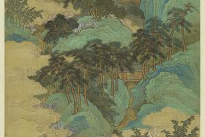拟赵千里山水图