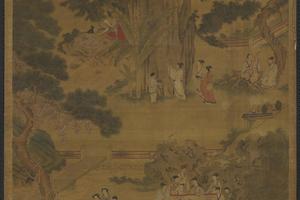 西园雅集图轴