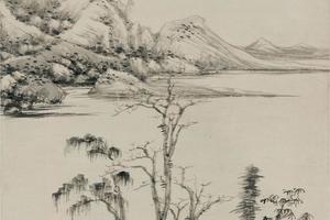 临倪云林山水