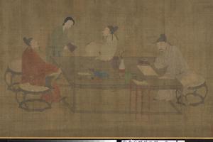苦吟图卷