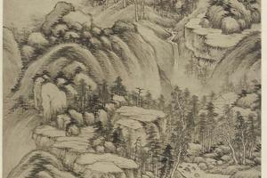 仿黄子久山水图
