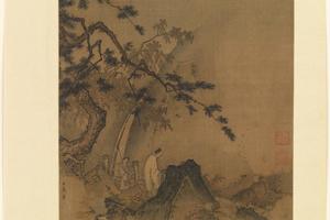 高士观瀑图