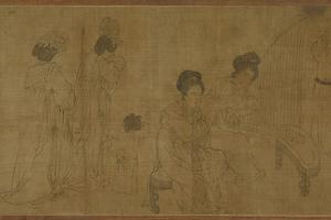 仿周文矩宫中图