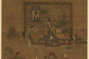历代画幅集册(第一幅 著色人物)