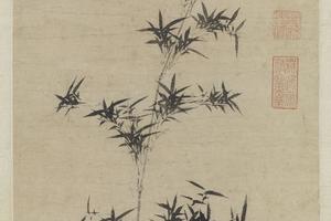 竹石图