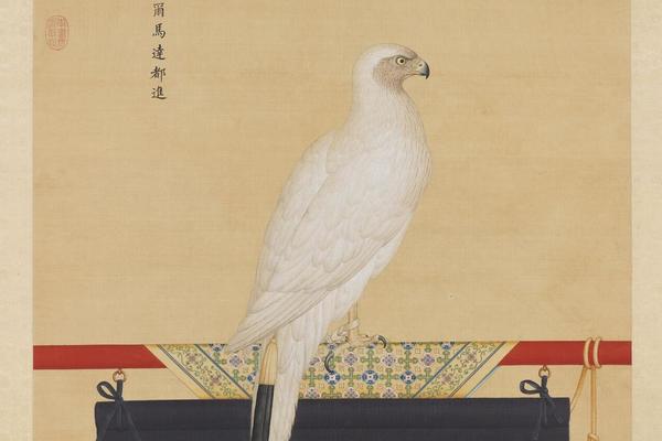 玉花鹰轴