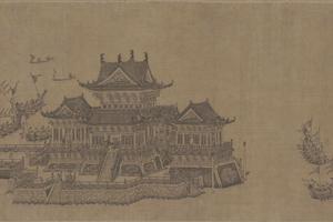 龙舟夺标图