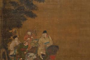 明皇观鸡图