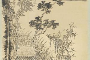 仿倪瓒清閟阁图