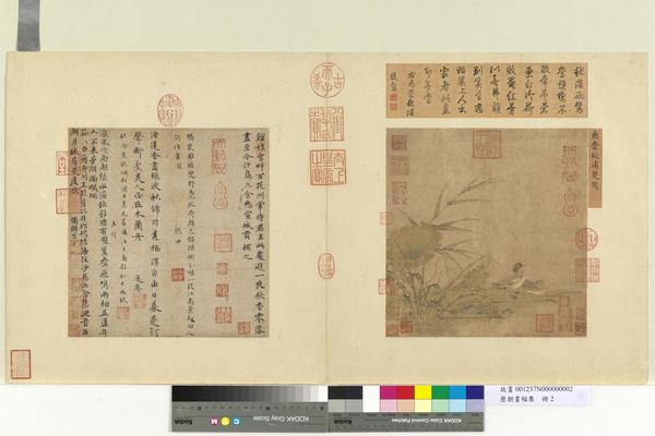 历朝画幅集册册 宋秋浦双鸳