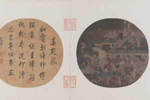 百子嬉春图
