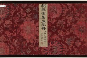 盆花册页(金瘦仙藏本)