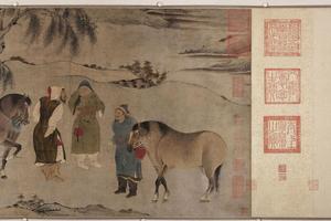 六骏图卷