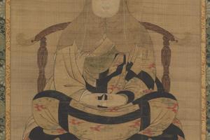 神父肖像立轴