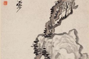 松柏图图立轴