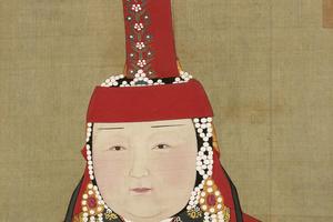 元代帝后像 世祖皇帝后
