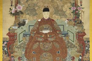 明熹宗坐像