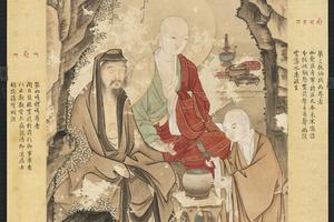 仿贯休画罗汉轴