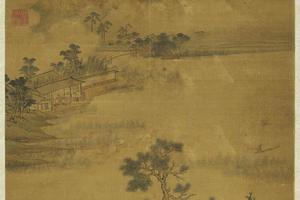 清吟消夏图