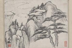 水墨山水图小品