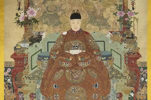 熹宗坐像轴