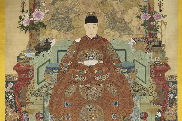熹宗坐像轴