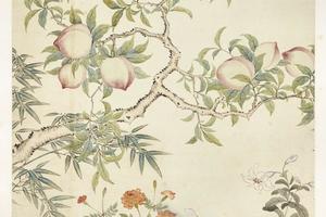 花卉图轴
