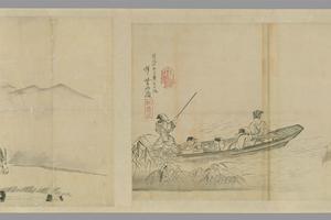 明清日本古画粉本-河锅晓斋 人物卷