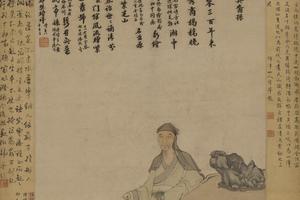 冒襄肖像图
