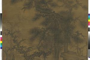 松泉磐石图