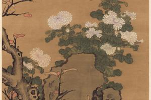 菊花枫叶图