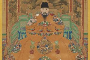 孝宗坐像轴