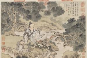 品泉图轴