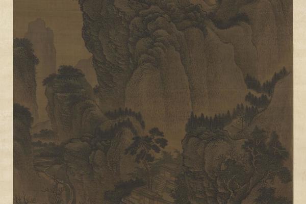 摹范宽庐山图