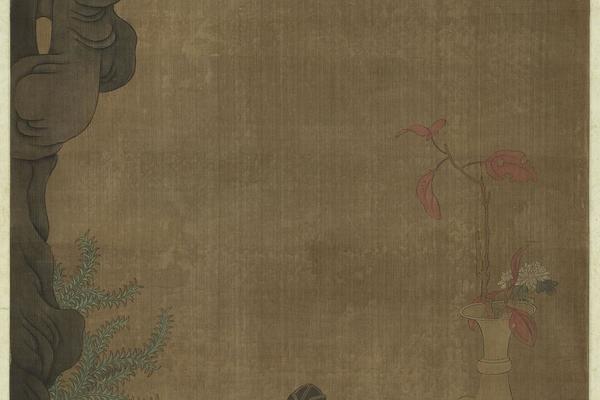 无款人物轴