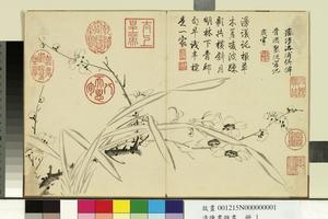 杂画册　梅花水仙