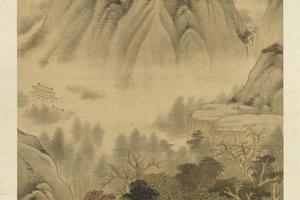秋日山居图