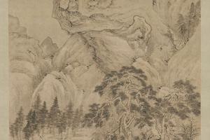 秋山晓发图